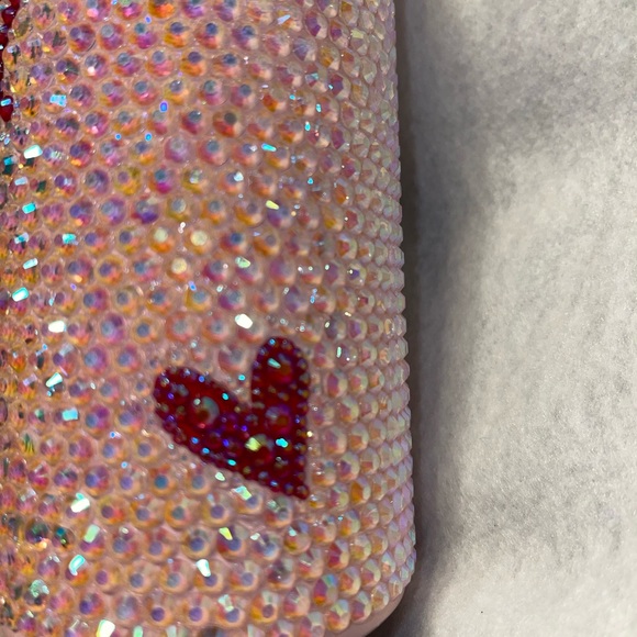 Hearts Bling Rhinestone 20oz Tumbler Cup - Picture 5 of 14